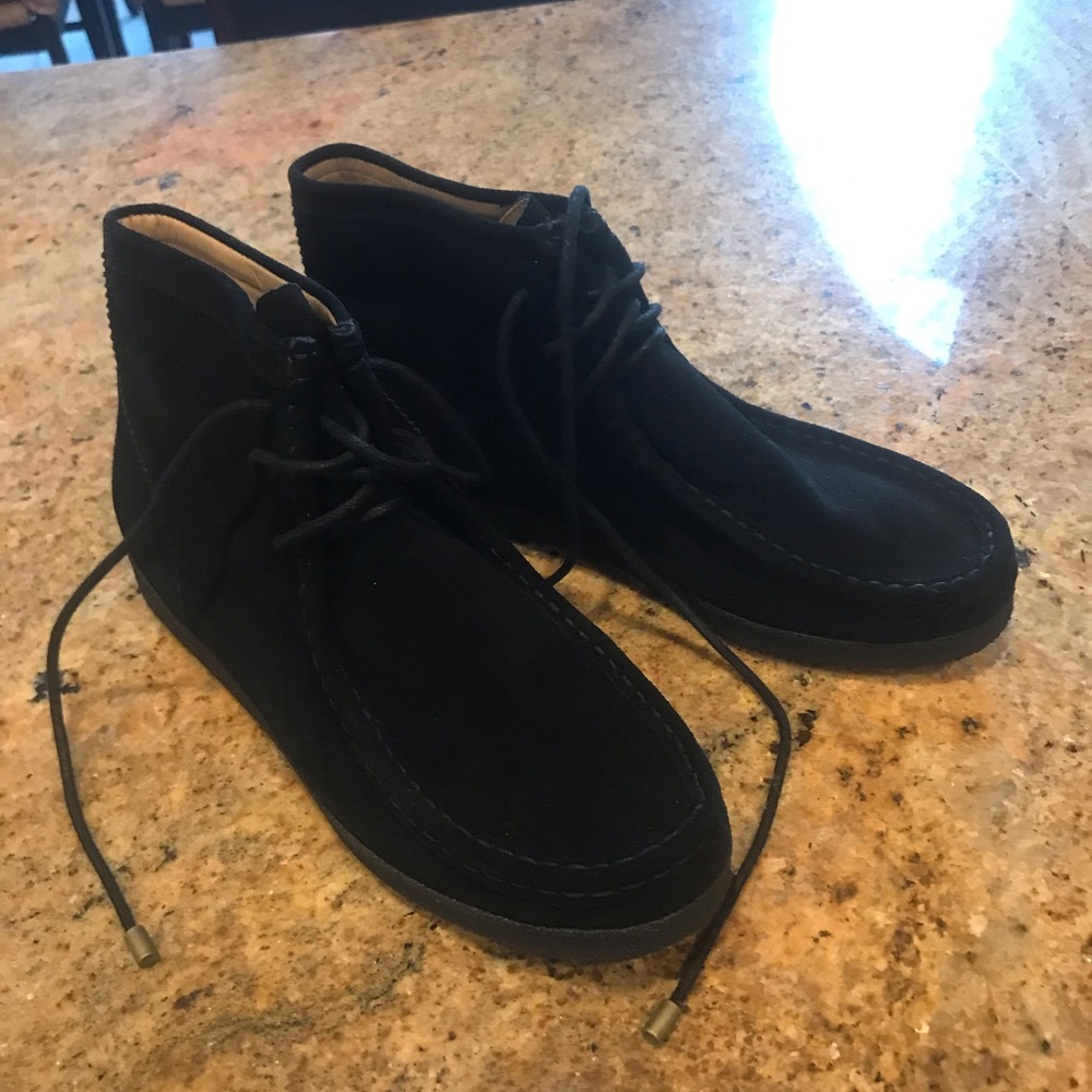 Suede ankle boots